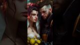 A Bride and Groom  in the Future: A Cyberpunk 2077-Inspired Photo Art