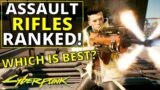 All Assault Rifles Ranked Worst to Best in Cyberpunk 2077