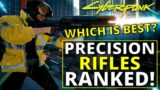 All Precision Rifles Ranked Worst to Best in Cyberpunk 2077