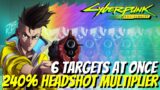 Best Smart Pistol In Cyberpunk 2077 – 240% Head Shot Multiplier & 6 Targets At A Time!
