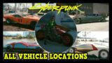 Cyberpunk 2077 All Vehicle Locations available for purchase (Autojock Trophy / Achievement Guide)