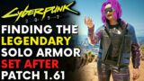 Cyberpunk 2077 – How To Get Legendary Solo Armor Set Post Patch 1.61 (Locations & Guide)