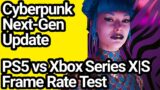 Cyberpunk 2077 PS5 vs Xbox Series X|S Frame Rate Comparison (Next-Gen Update)