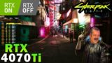 Cyberpunk 2077 | RTX 4070 Ti | R7 5800X3D | RTX ON/OFF | DLSS | 4K – 1440p – 1080p | Ultra Settings