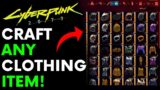 Cyberpunk 2077 – This New Mod Lets You Craft Any Clothing Item! | Craft All Clothing Mod!