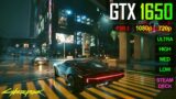 GTX 1650 | Cyberpunk 2077