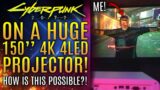 I Played Cyberpunk 2077 On A Huge 150'' 4K Gaming Projector – BenQ x3000i 4K Gaming Projector