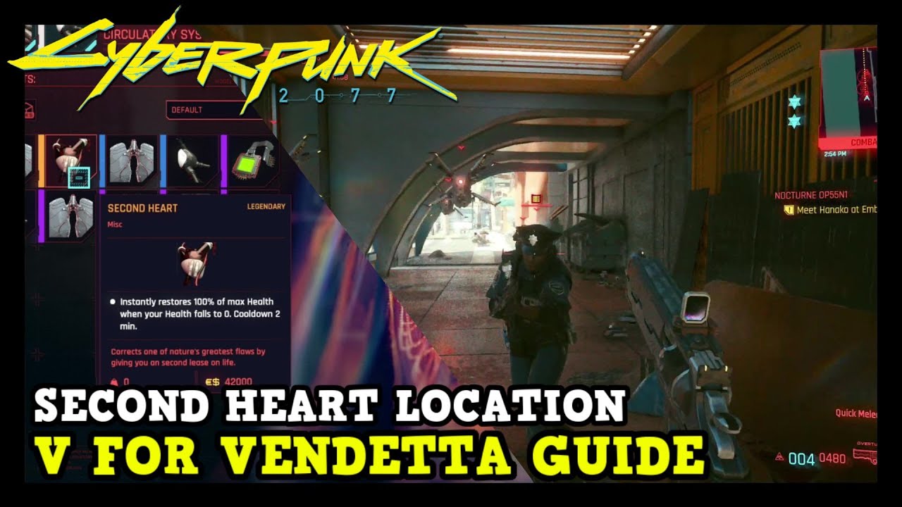 Second Heart Location & V for Vendetta Guide in Cyberpunk