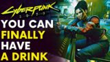 You Can Finally Have A Drink With Your Companions! Cyberpunk 2077 Night City Interactions Mod