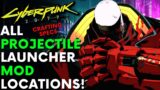 Cyberpunk 2077 – ALL Projectile Launcher Mods! Full Projectile Launcher Guide | Crafting Specs
