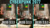 Cyberpunk 2077 – DLSS 3.1.1v2 vs 3.1.1 vs 2.5.1 – RTX 3070 – 1440p Performance Comparison