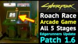 Cyberpunk 2077: Roach Race (All 5 Stages) Arcade Game Walkthrough – Edgerunners Update Patch 1.6