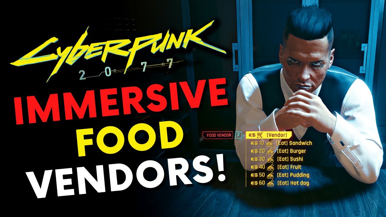 Cyberpunk 2077 This Mod Lets You Do An Immersive Food Tour Around Night ...