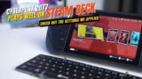 Cyberpunk 2077 on Steam Deck Plays Well | Gameplay | Settings
