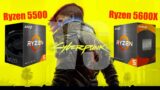 Ryzen 5 5500 OC vs Ryzen 5 5600X | Cyberpunk 2077 | RTX 3060 Ti