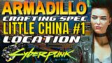 Armadillo Crafting Spec Location 3 Patch 1.6 Cyberpunk 2077