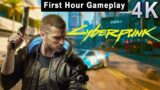 Cyberpunk 2077- First Hour Gameplay 4K PC First-Person – Action role-playing