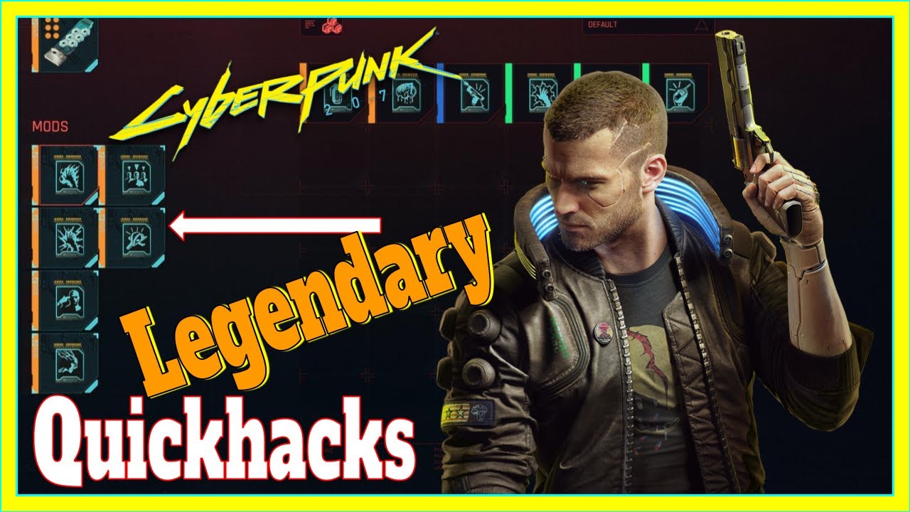 Cyberpunk 2077 Legendary Quickhacks Guide! How to Craft/Make Them