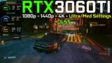Cyberpunk 2077 : RTX 3060Ti + I5 11400F – 1080p , 1440p , 4K – Ultra/Med Settings + DLSS(New Update)