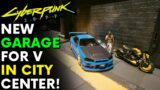 Cyberpunk 2077 – V's New Garage In City Center! [Mod]