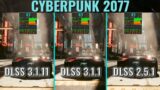 DLSS 3.1.11 vs 3.1.1 vs 2.5.1 – Cyberpunk 2077 – RTX 3070 – 1440p Performance Comparison