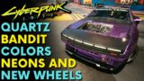 Quartz Bandit – New Colors Neons And Wheels! | Cyberpunk 2077 Mods