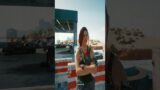 V talks to Claire before the 2nd race – Cyberpunk 2077