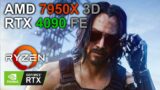 Cyberpunk 2077 – 4K Frame Generation Benchmarks – AMD Ryzen 9 7950x3D + NVIDIA RTX 4090