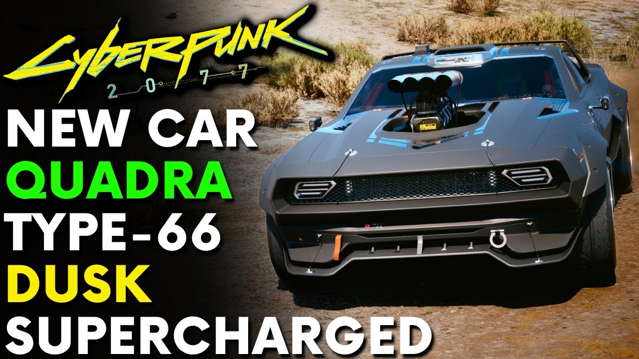 Cyberpunk 2077 New Quadra Type 66 Dusk Supercharged Car Mod Cyberpunk 2077 Videos 8450