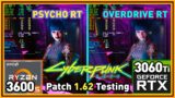 Cyberpunk 2077 Patch 1.62 PC | Overdrive Ray Tracing Testing | R5 3600 & RTX 3060 Ti | Benchmarks