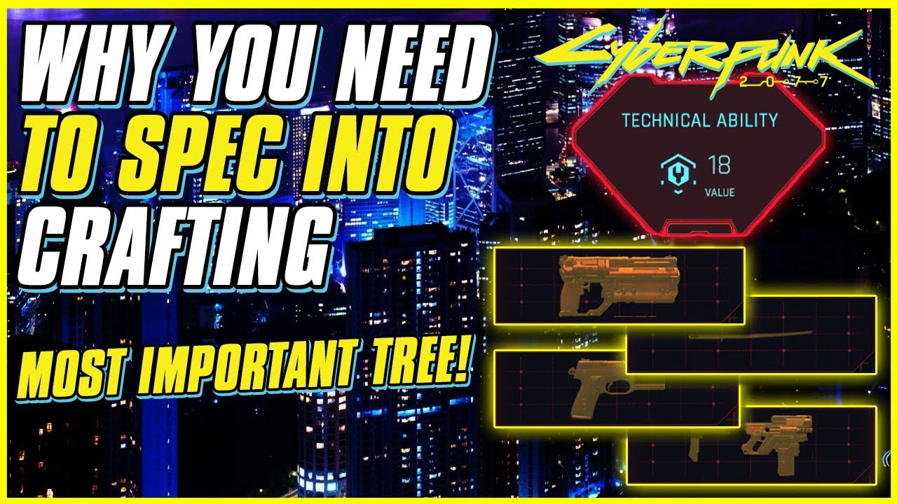 WHY CRAFTING IS THE BEST SKILL TREE IN CYBERPUNK 2077 How To Craft