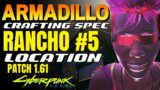 Armadillo Crafting Spec Location Patch 1.61 Cyberpunk 2077