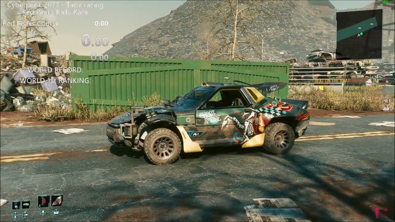 CYBERPUNK 2077 - Red Peaks Rally Race with Sidewinder - Cyberpunk 2077 ...