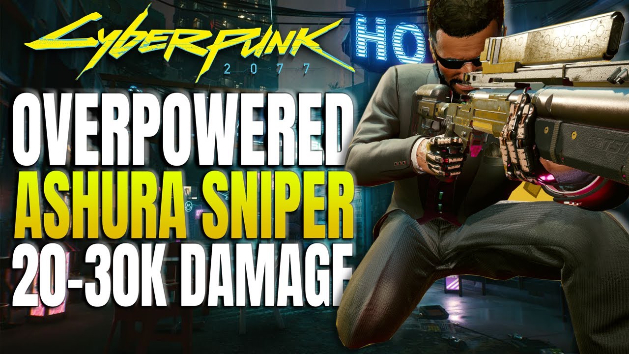 Cyberpunk 2077 BEST SNIPER RIFLE, ASHURA How to Unlock & Build Tips Cyberpunk 2077 videos