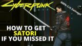 Cyberpunk 2077 How To Get The Satori After The Heist Mission
