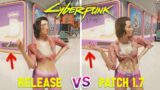 Cyberpunk 2077 Release 2020 Vs New Patch 1.7 2023 Physics And Details Comparison