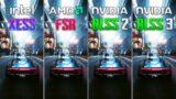 Intel XeSS vs AMD FSR  vs Nvidia DLSS 2/3 in Cyberpunk 2077 – Graphics & FPS Comparison