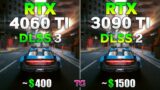 RTX 4060 Ti with DLSS 3 vs RTX 3090 Ti in Cyberpunk 2077