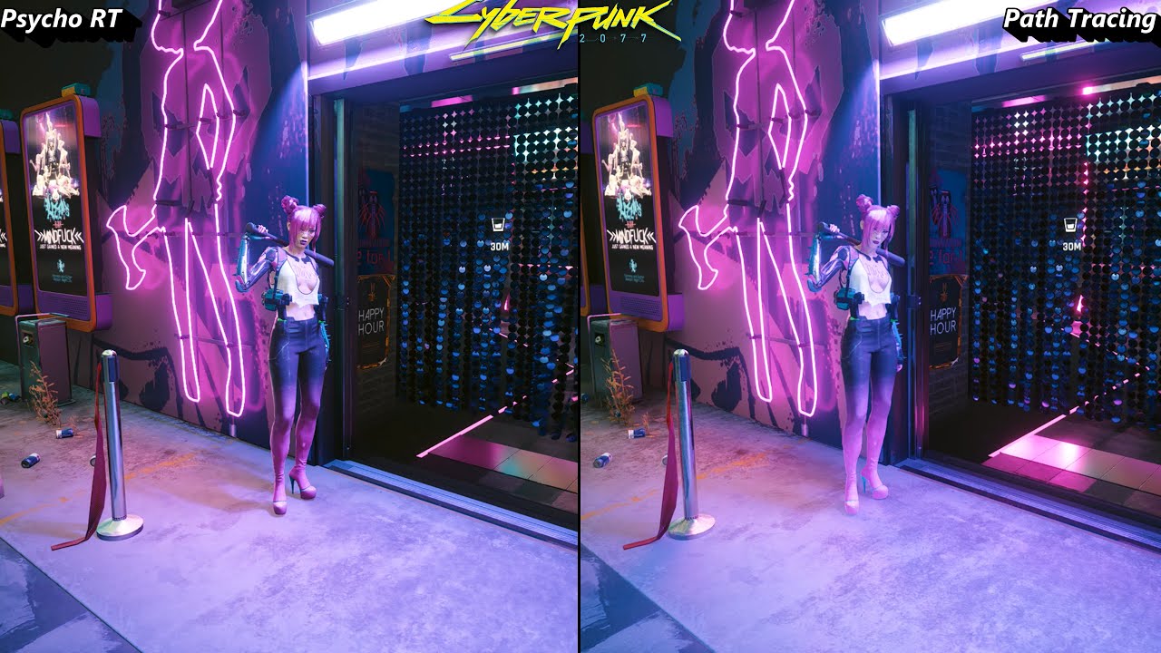 Cyberpunk 2077 Psycho Ray Tracing Vs Path Tracing Native 1080p 