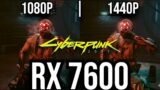 Radeon RX 7600 vs Cyberpunk 2077 | Benchmark