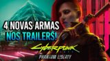 4 NOVAS ARMAS na gameplay de Cyberpunk 2077 Phantom Liberty!