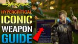 Cyberpunk 2077: Hypercritical NEW ICONIC Weapon Guide! How To Get It TODAY! In Update 1.60