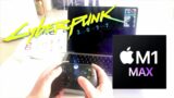 Cyberpunk 2077 on Macbook Pro M1 Max with Game Porting Toolkit and Xbox controller