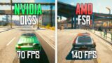 Nvidia DLSS vs AMD FSR in Cyberpunk 2077!