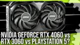 Nvidia GeForce RTX 4060 Review vs RTX 3060 vs… PlayStation 5?