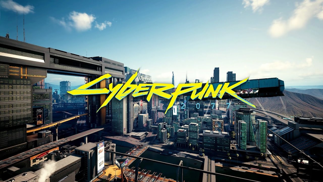 Cyberpunk 2077 Ambience - Daytime City View - RTX 4090 - 8-hours, 4K ...