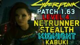 Cyberpunk 2077 – Patch 1.63 – Level 4 Netrunner Stealth – Midnight Kabuki – Hard Mode – Tyger Claws