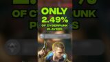 Only 2.49% of Cyberpunk 2077 Players Have This Ultra Rare Achievement