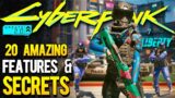20 Amazing New SECRETS & FEATURES Cyberpunk Update 2.0 Doesn't Tell You About (Cyberpunk 2077 2.0)