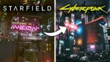 CYBERPUNK 2077 vs STARFIELD – Night City VS Neon City (4K Showcase)